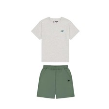 New Balance Casual Sportswear NB 2 Piece Set Gray Green Children Aged 3 7 Years