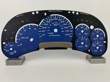 US Speedo Blue Silverado/Sierra Gauge Face for Clusters 06-07 2500/3500 Diesel