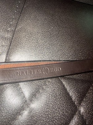 Halter Ego Leather English Show Reins Dark Brown Leather