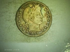 1899 Barber Head Quarter Silver