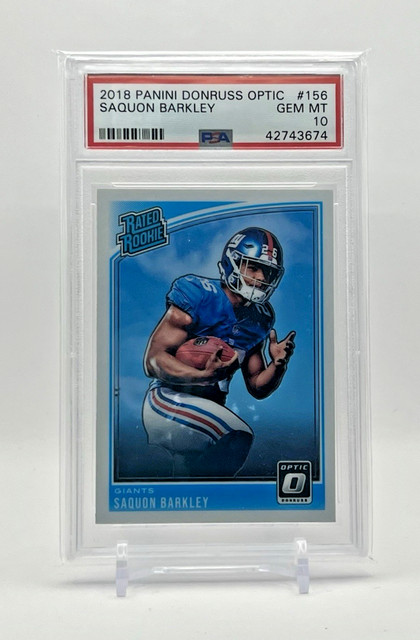 Saquon Barkley 2018 Panini Donruss Optic Rated Rookie