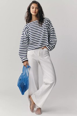 Anthropologie - Colette Linen Stretch Full-Length Wide-Leg Pants by Maeve 