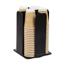Cup and Lid Carousel, Countertop Org, Coffee Bar, Beverage Cup Holder, Plasti...