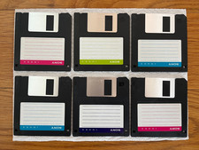 Lot of 6 Vintage Sony Blank Never Used Floppy Disks 3.5"