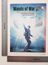 Harry Potter Deathly Hallows Authentic Print Advertisement / Game Poster Art