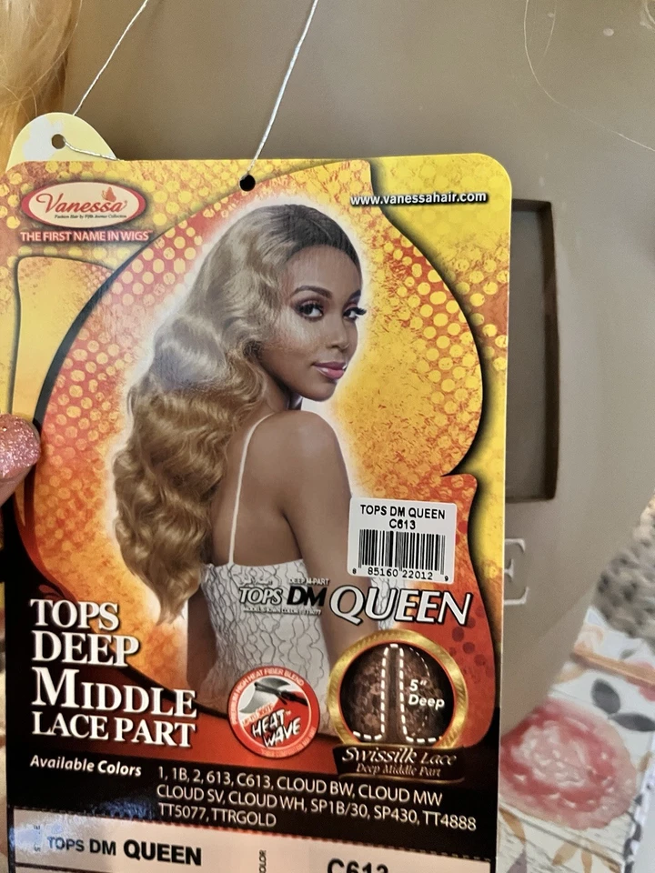 Vanessa -Tops DM Queen 109% Peluca Frontal de Encaje ~ Encaje Frontal Cuerpo Onda #613 Foto 2 de 4