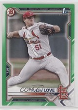 2021 Bowman Draft Green 27/99 Austin Love #BD-164 fm0