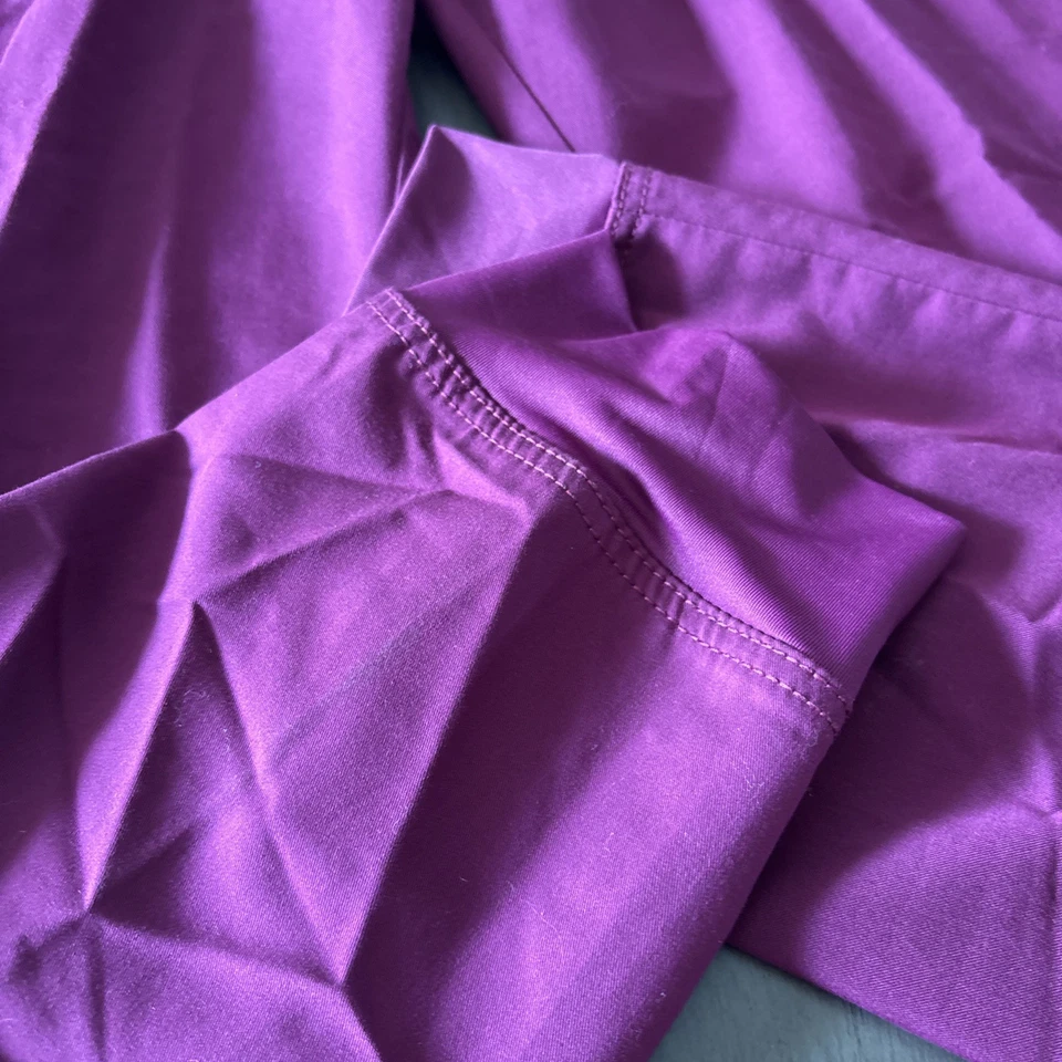 Pantalones Scrubstar Para Mujer XL Vino Jogger Cordón Exfoliante Bolsillos de Carga Elastizados Usados en Excelente Condición Foto 2 de 4