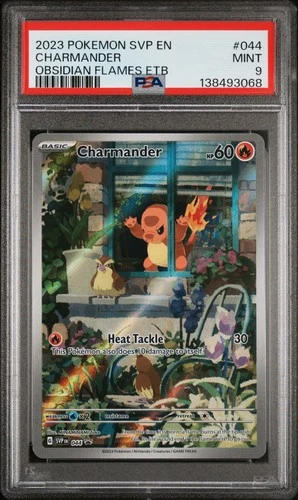 2023 POKEMON SVP EN-SV BLACK STAR PROMO #044 CHARMANDER PSA 9