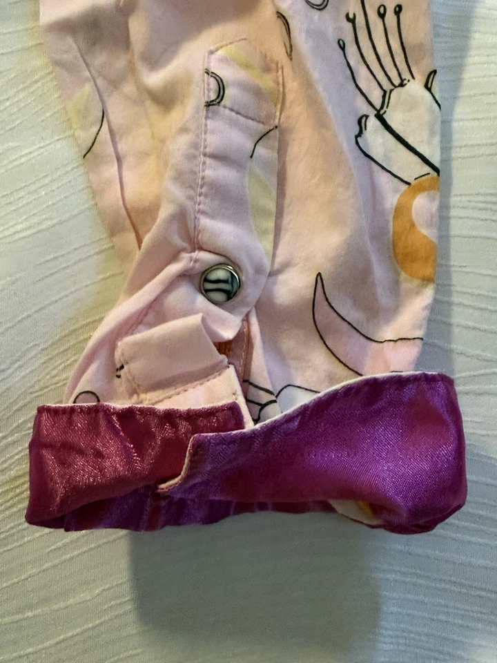 Wrangler Twenty X Tween Floral Western Shirt L Pink Tailored Fit Discontinued - Image 4 of 4