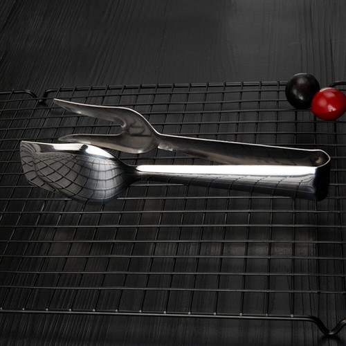 2pcs Spatula Tongs Steak Clamp Toast Tongs Kitchenfrying Tongs Bread Tong