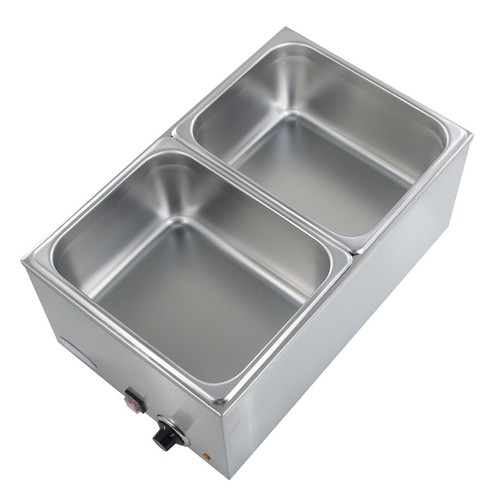 Scaldavivande Elettrico Bain Marie Acciaio Inox Vapore Tavolo Scaldavivande Buffet - Foto 2 di 8