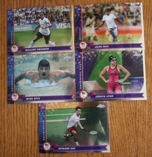2024 TOPPS CHROME US OLYMPICS BASE PICK 10 FROM LOT OF 105