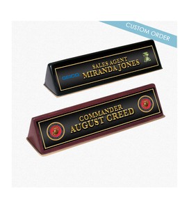 Custom Wood Acrylic Desk Name Plates Free Shipping Patch
