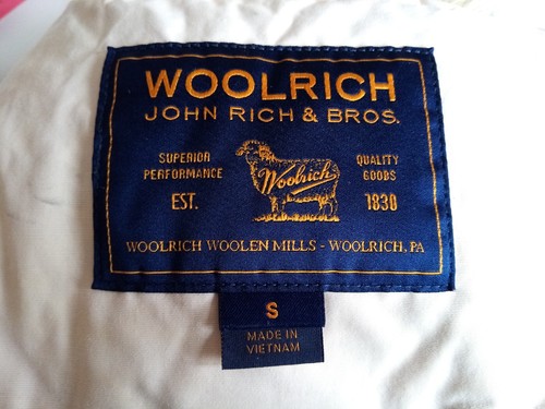 WOOLRICH Womens Hooded Padded Coat Small - Picture 4 of 9