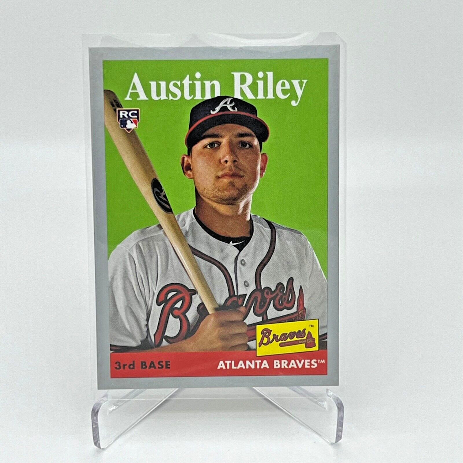 2019 TOPPS ARCHIVES AUSTIN RILEY SILVER PARALLEL RC ROOKIE #41/99 ATLANTA BRAVES