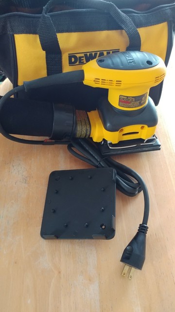 portable sander with dust bag