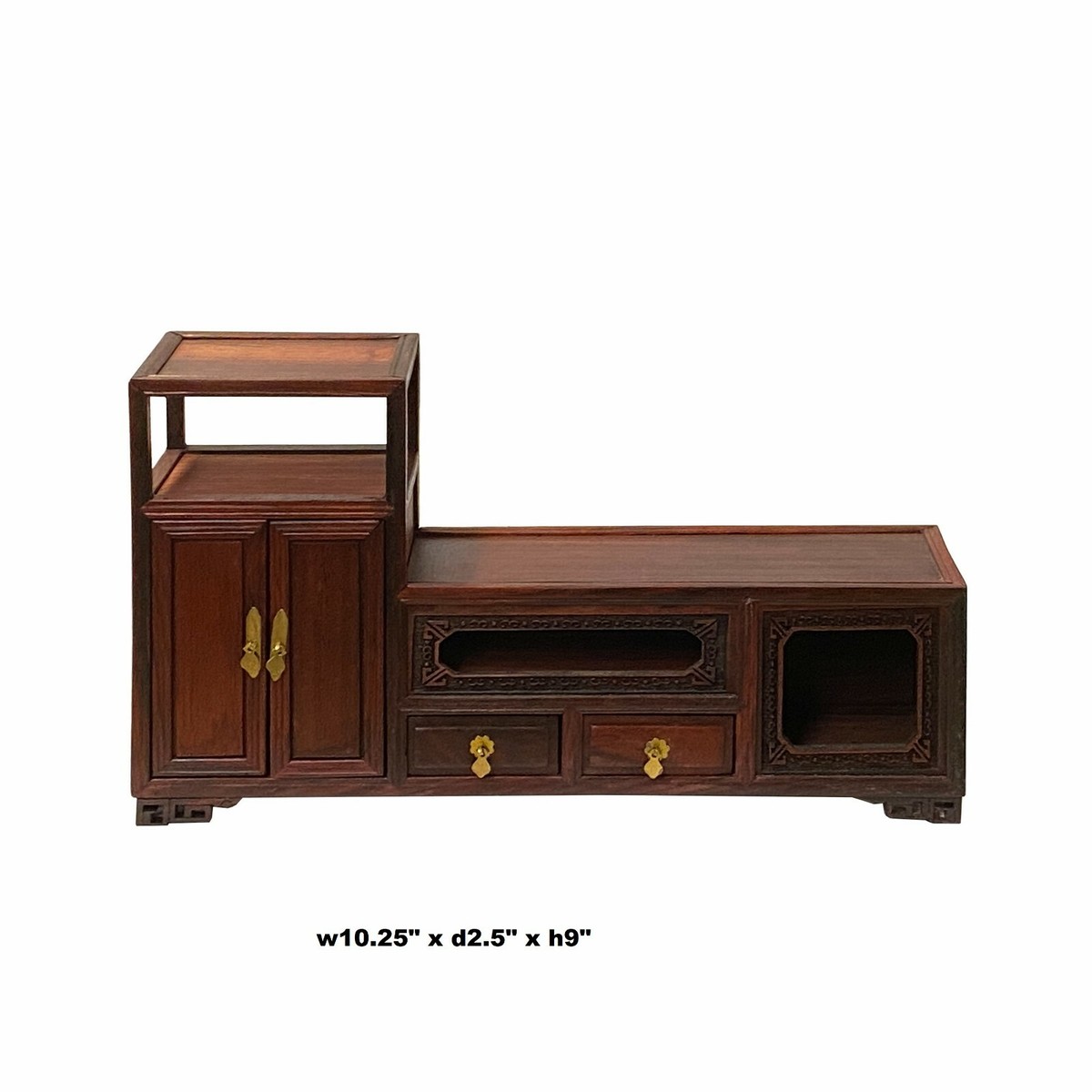 Chinese Rosewood Handmade Miniature Cabinet Display Decor Art ws1886S Chinese Rosewood Handmade Miniature Cabinet Display Decor Art ws1886S