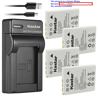 Kastar Battery Slim USB Charger for Nikon EN-EL8 MH-62 & Nikon Coolpix S7 Camera