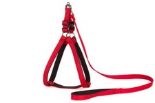 Heavy Duty No-Pull Dog Harness Leash Set Adjustable Step-In Medium Breeds