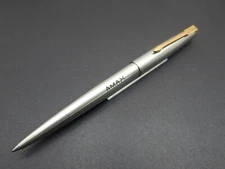 Vintage Parker 45 Stainless GT Cap Activated Ball Point Pen - LOGO'D