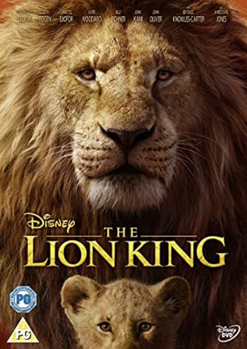 The Lion King DVD Beyonce James Earl Jones