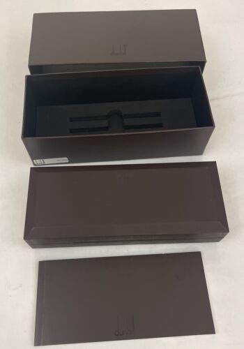 DUNHILL AD2000 Series Hairline Gold Ballpoint Pen with Box NY2994 - Picture 2 of 12