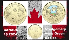 Canada coin 1$ dollar 2024 150y Birth L. M. Montgomery Author Anne Green Gables
