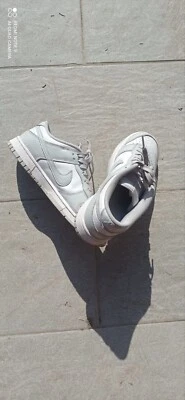 Nike Dunk Low Retro Sneakers per Uomo - White/Grey Fog, EU 43