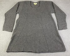 Anthropologie Dress Women's L 100% Lambswool Long Sleeve Sweater Warm Thick EXC