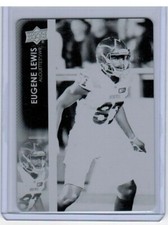 2022 Upper Deck CFL Printing Plate 81 Eugene Lewis 1/1 Montreal Alouettes