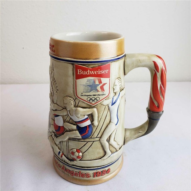 1984 olympic budweiser beer stein