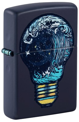 Zippo Toxic Waves Design Black Light Windproof Pocket Lighter, 46143