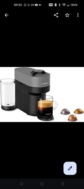 Nespresso Vertuo Next Coffee and Espresso Machine - White