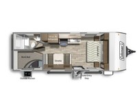 2021 Coleman 214bh Parfaite pour la famille! COLEMAN 214BH 2021