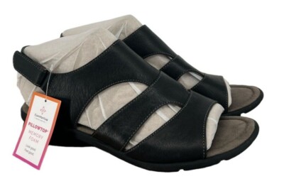 Comfortiva Parma Women s Black  Sandals Size 7 or 9.5W