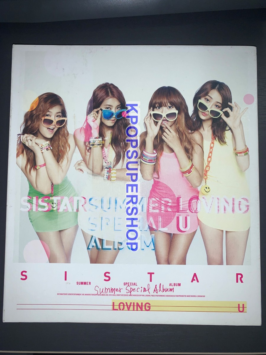 Sistar Summer Special Album Loving U CD Photobook Great Condition