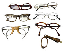 Antique   Vintage Retro Eyeglasses Glasses  Spectacle, Lot of 7 as is as see