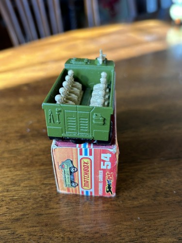 Matchbox Superfast No 54 Personnel Carrier MINT in Original VG Box - Picture 5 of 8