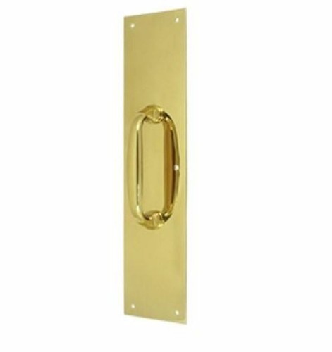 Deltana PPH55 Push Plate w/ Handle | 3-1/2 x 15 Inch | Solid Brass | 8 Finishes - Picture 11 of 18