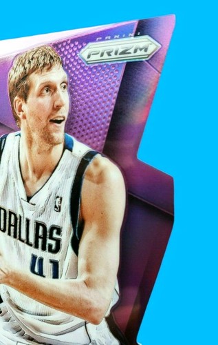 2014-15 Panini Prizm DIRK NOWITZKI Purple Die-Cut Card #121 Dallas 43/139 SP MT - Picture 6 of 10