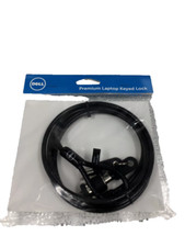 NEW Genuine Dell J1XD6 Premium Laptop Keyed Lock Security Wire Cable 6ft Black