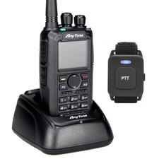AnyTone AT-D878UVII Plus Bluetooth Transceiver Walkie Talkie DMR/FM Dual Band