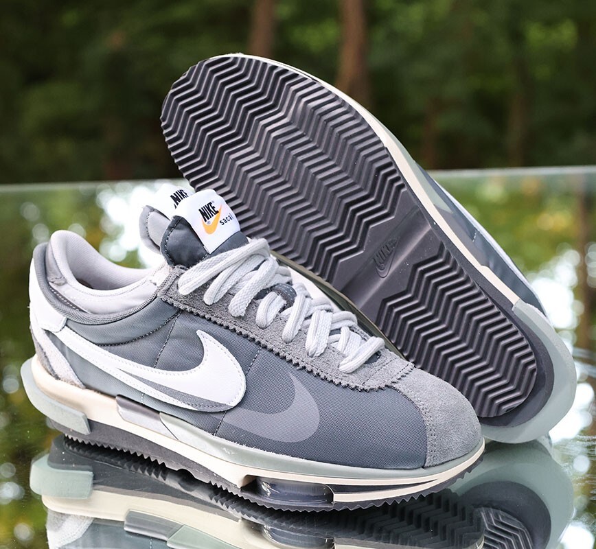 sacai × Nike Zoom Cortez 28.5㎝ Zoom Cortez x sacai 'Iron Grey' (DQ0581-001) Release Date