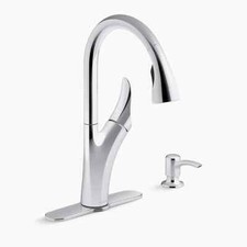 NEW Kohler Touchless Kitchen Faucet Polished Chrome R32323-SD-CP 