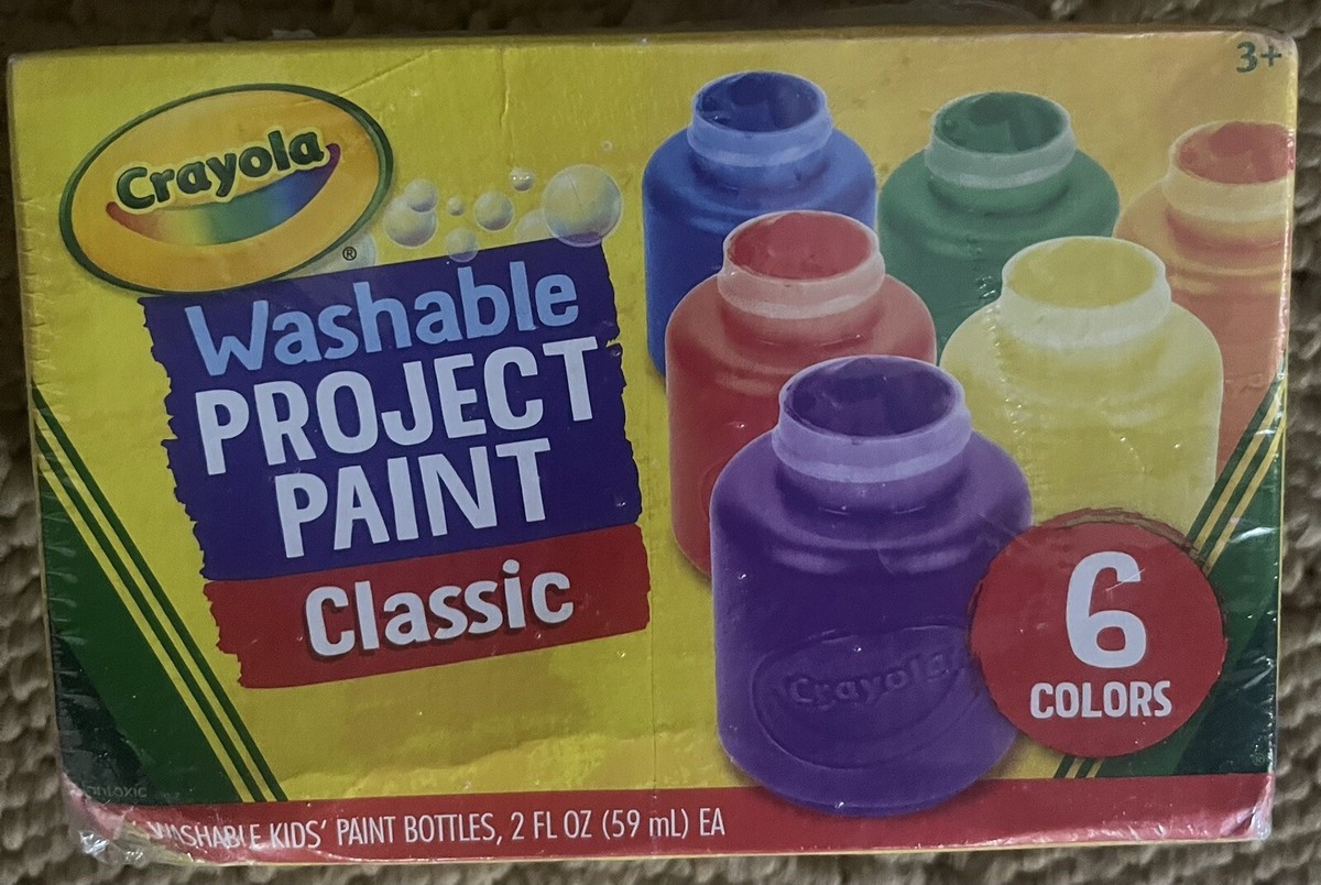 Crayola Washable Kids Classic Colors Paint Pack of for sale