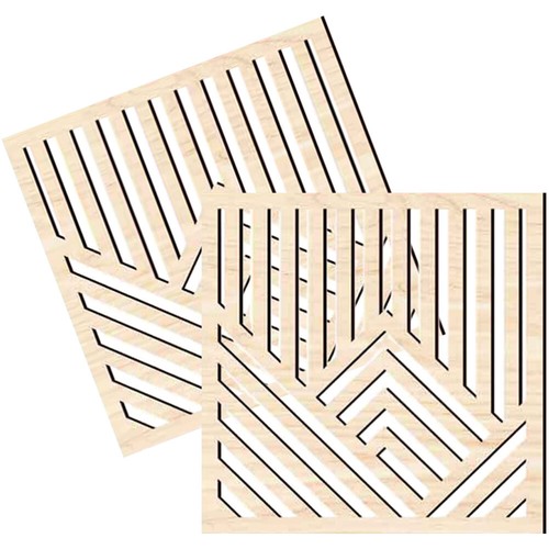 2pcs Decorative Living Room Wooden Wall Art Decor Home Wall Art Wall Ornament