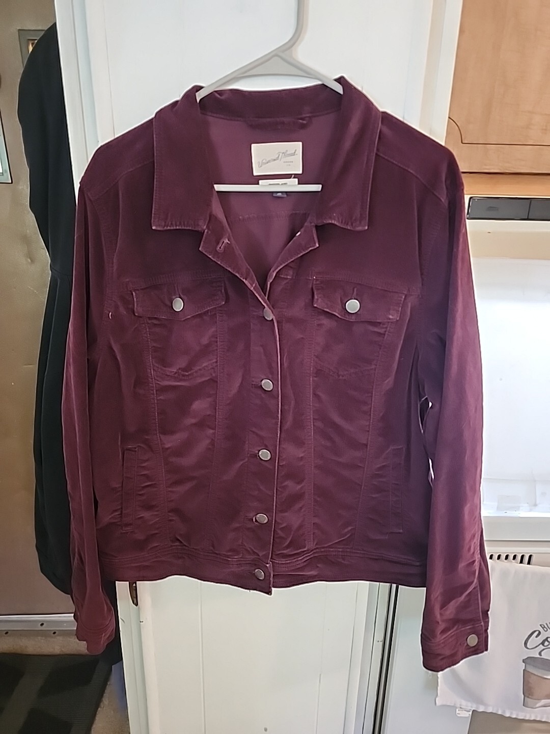 Universal Thread Jacket . Burgandy.  Brushed Fini… - image 1