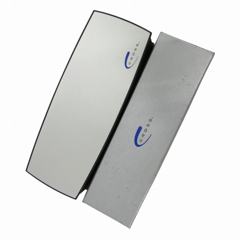Cross 2-Piece Ballpoint Pen Set Writing Utensils Stationery Silver White /Ff 080