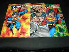 SUPERMAN DOOMSDAY HUNTER/PREY/ BOOK ONE ,TWO, THREE / 1994 DC COMICS